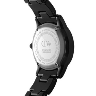 1 - Daniel Wellington black Iconic Link Ceramic ladies watch DW00100415