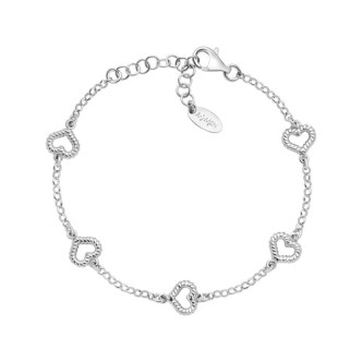 1 - Amen Coccole heart bracelet BRGOCUB1 925 silver