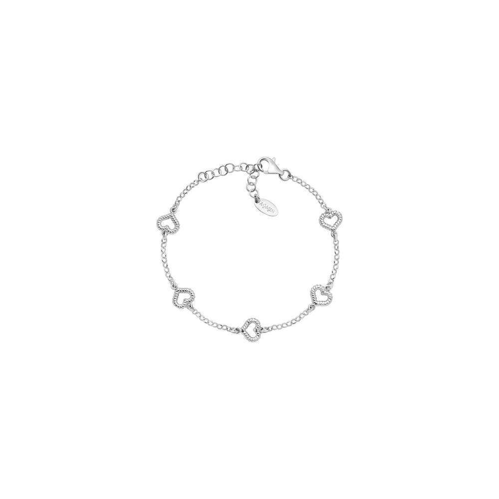 1 - Amen Coccole heart bracelet BRGOCUB1 925 silver