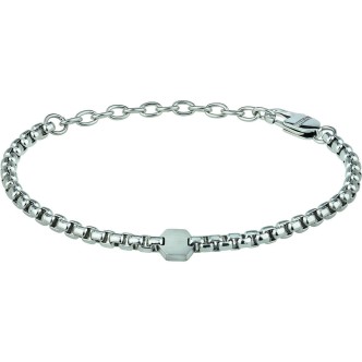 1 - Bracciale Kaleido Breil uomo TJ2991 acciaio con esagono