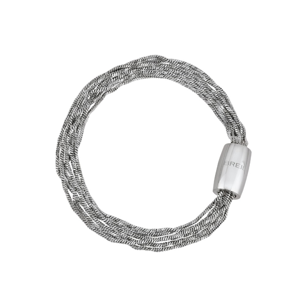 1 - Bracciale 6 catene Magnetica System Breil donna acciaio TJ2980