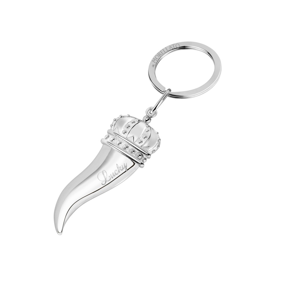 1 - Morellato horn keychain woman SD7149 steel Forever collection