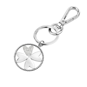 1 - Keychain four-leaf clover Morellato woman SD7153 steel Lucky collection