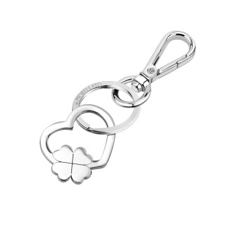 1 - Four-leaf clover keychain and Morellato heart woman SD8519 steel Love collection