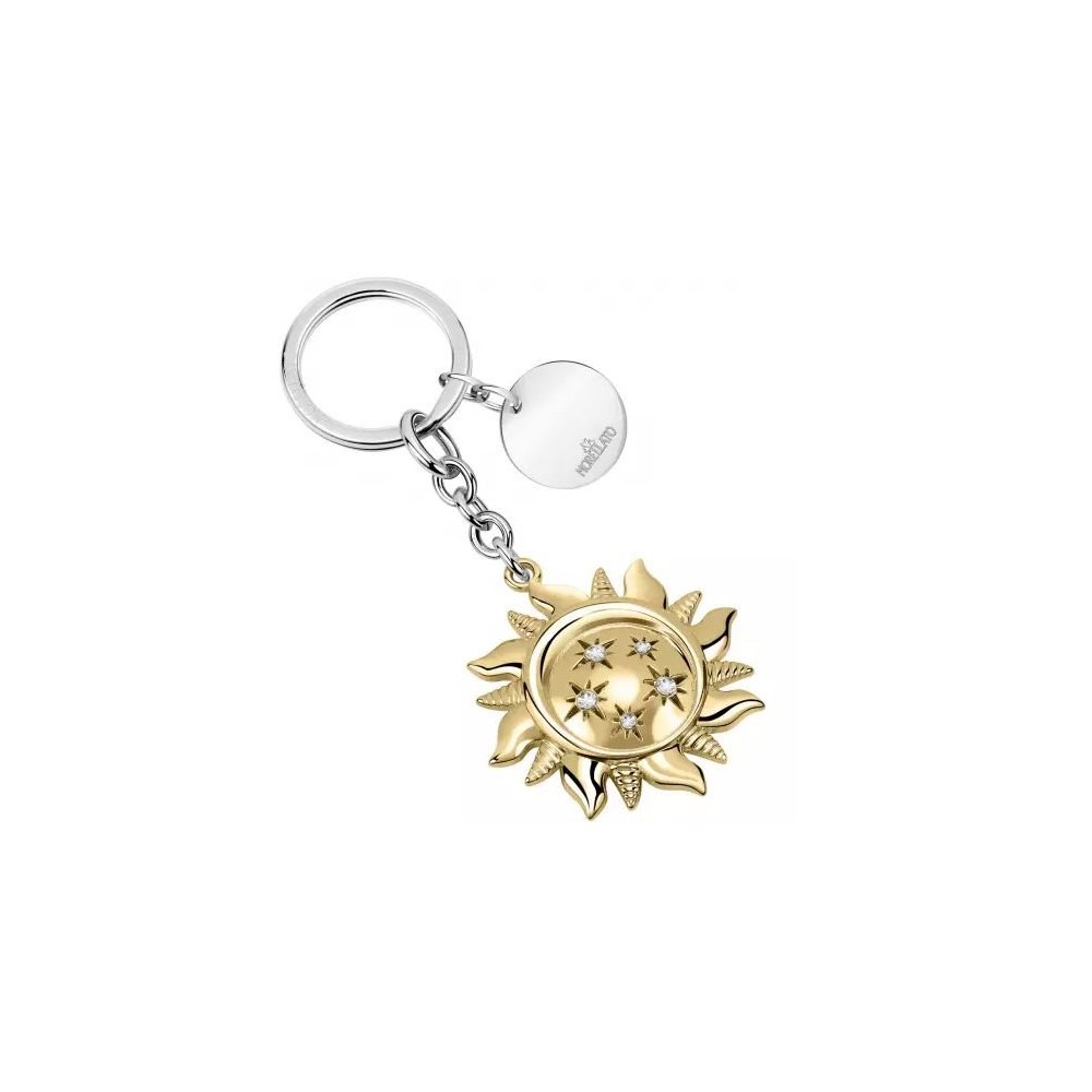 1 - Morellato Magic sun keychain woman SD0396 steel with crystals