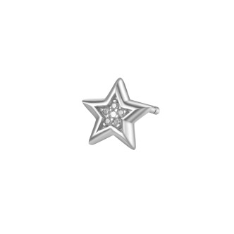 1 - Rosato star earring RZO026R Mix and Match 925 silver with zircons