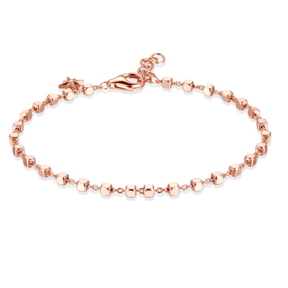 1 - Bracciale base Rosato RZB018 Argento 925 collezione Storie