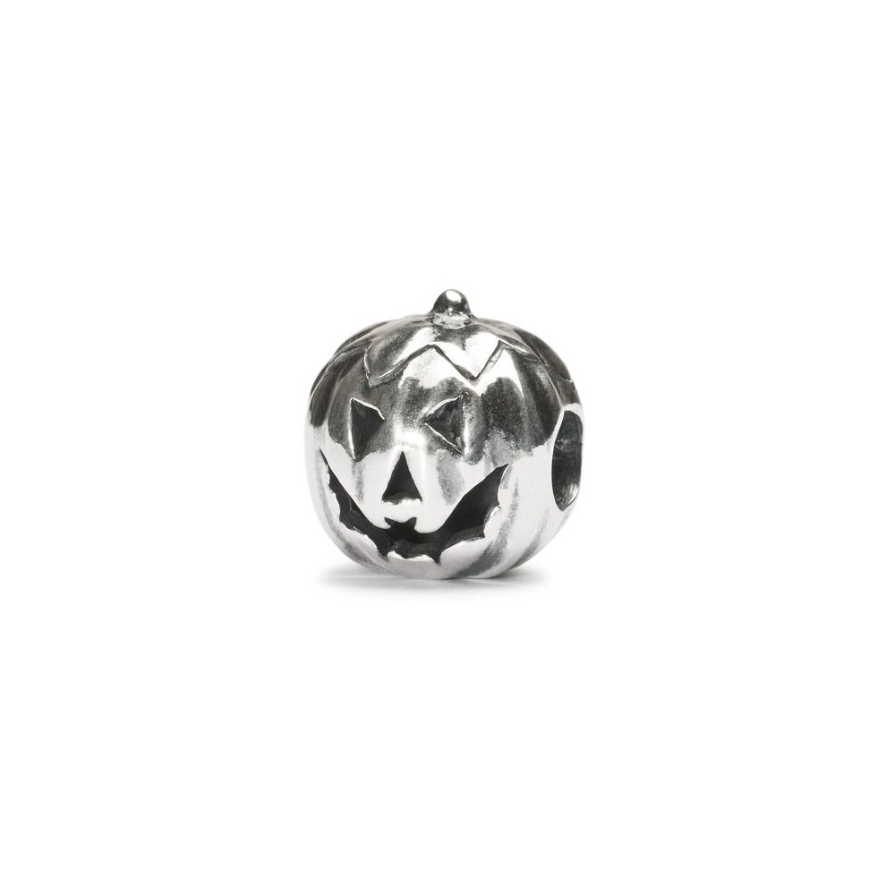 1 - Beads zucca di halloween Trollbeads Argento TAGBE-30042