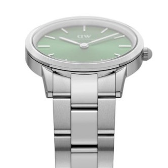 1 - Orologio Daniel Wellington Iconic Link Emerald 40mm Silver uomo DW00100427 quadrante verde