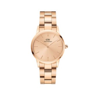 1 - Orologio Daniel Wellington Iconic Link Unitone 28mm Oro rosa donna DW00100401