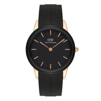 1 - Daniel Wellington watch rubber Iconic Motion 32mm Black woman DW00100426