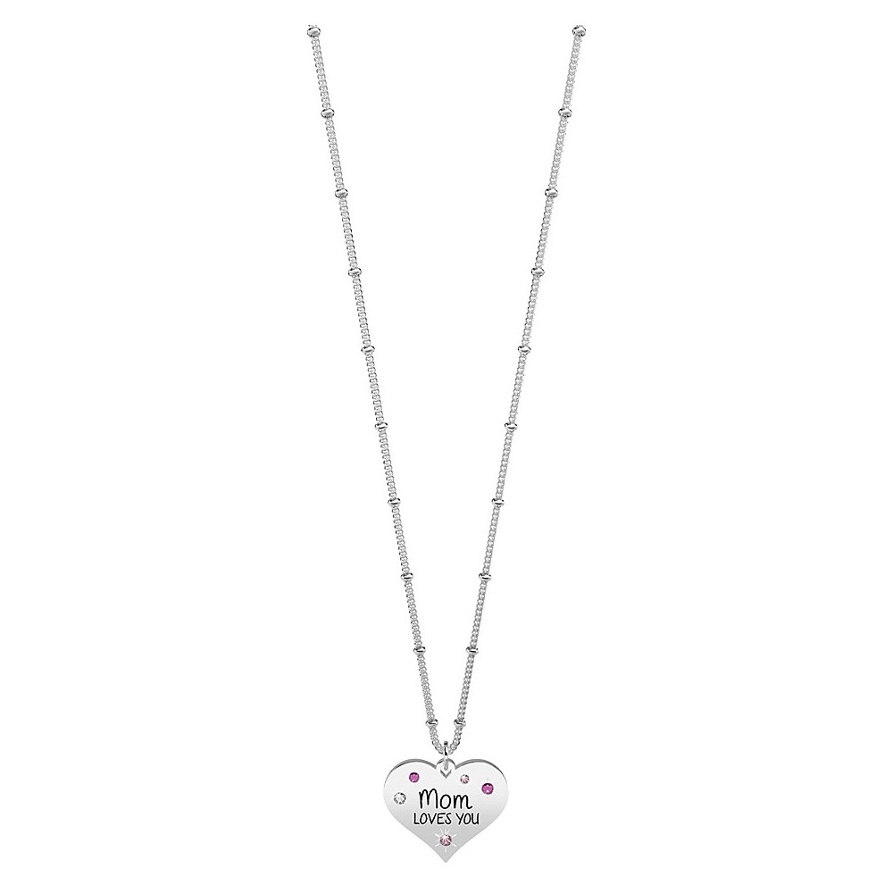 1 - Kidult Mother's Day Necklace 751207 "Mom loves you" 316L steel Family