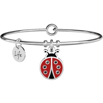 1 - Bracciale Kidult Coccinella 731895 acciaio 316L collezione Animal Planet