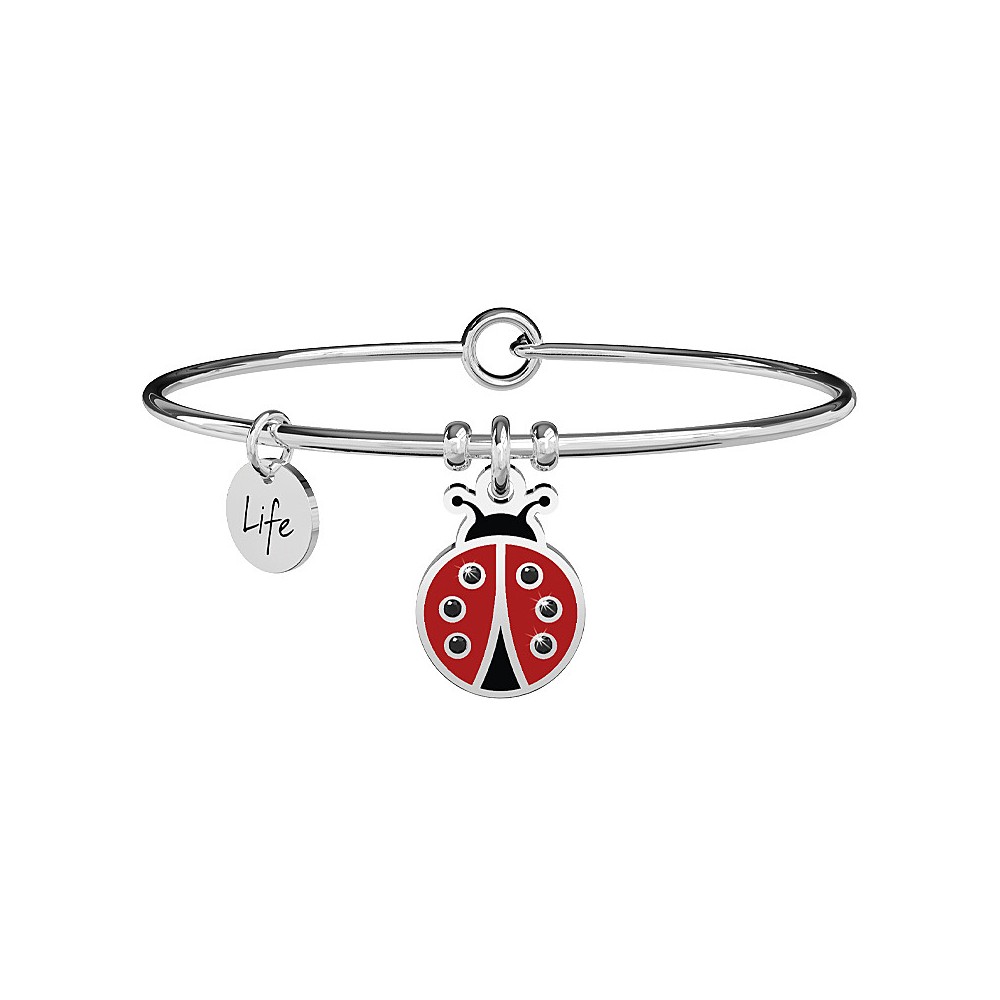 1 - Bracciale Kidult Coccinella 731895 acciaio 316L collezione Animal Planet