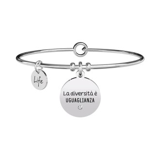 1 - Kidult bracelet Diversity is equality 731900 316L Philosophy steel