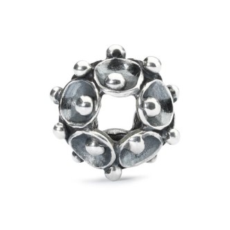 1 - Trollbeads Water Lilies Beads Silver TAGBE-30135