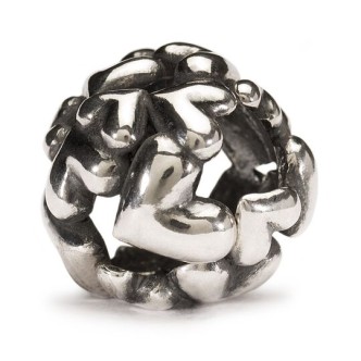 1 - Beads Ball of hearts Trollbeads Silver TAGBE-40006