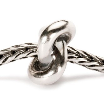 1 - Knot Beads Clover Trollbeads Silver TAGBE-40007