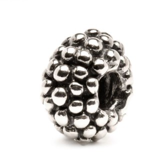 1 - Large Raspberry Beads Trollbeads Silver TAGBE-50027