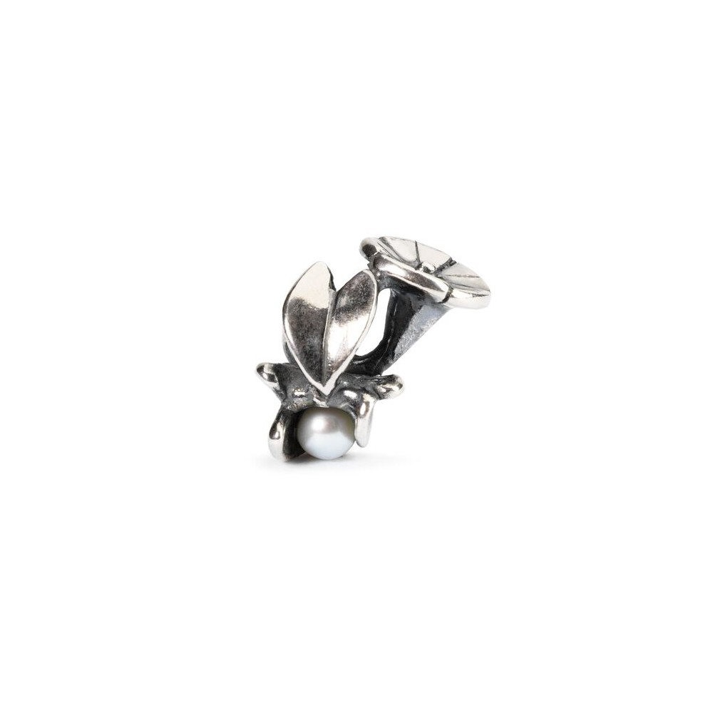 1 - September Bindweed Beads Silver Trollbeads TAGBE-00035