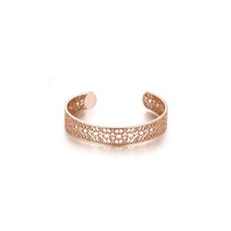 1 - Bracciale rosato rigido Brosway traforato Tailor BIL12A acciaio 316