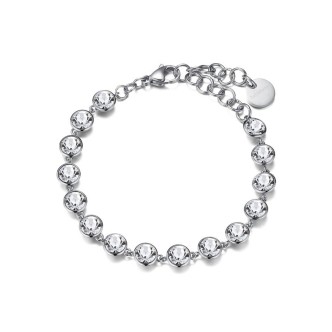 1 - Symphonia Brosway bracelet BYM75 316L steel with crystals