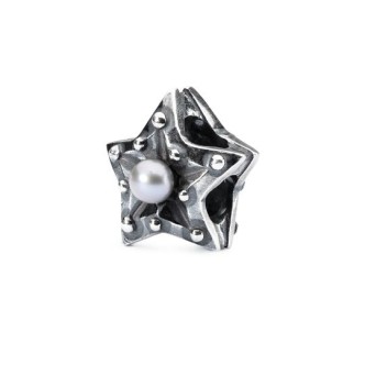 1 - Trollbeads Stella dello Scorpione TAGBE-00222 Argento con perla grigia