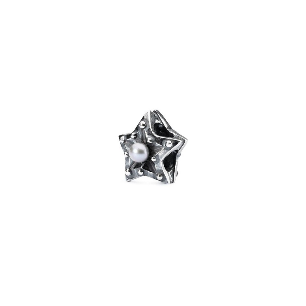 1 - Trollbeads Stella dello Scorpione TAGBE-00222 Argento con perla grigia