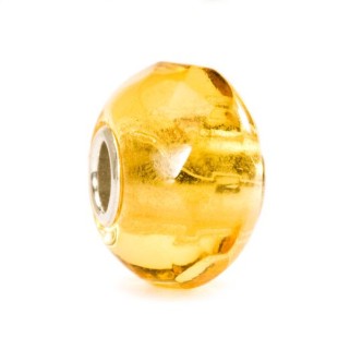 1 - Trollbeads Prisma Giallo TGLBE-00152 Vetro ed Argento