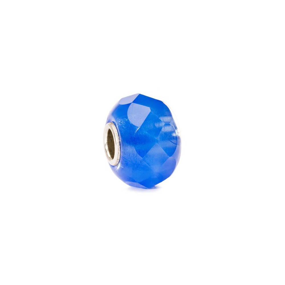 1 - Trollbeads Blue Prism TGLBE-00155 Glass and Silver