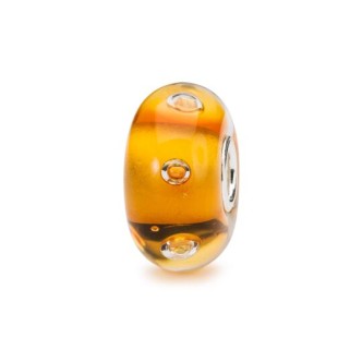 1 - Trollbeads Giove TGLBE-10468 Vetro arancione