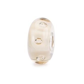 1 - Trollbeads Solar System TGLBE-10473 White glass