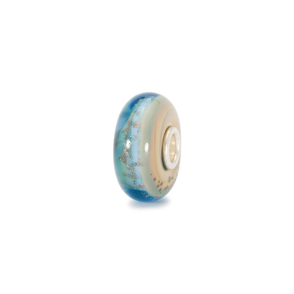 1 - Trollbeads Oasis TGLBE-10094 Blue glass