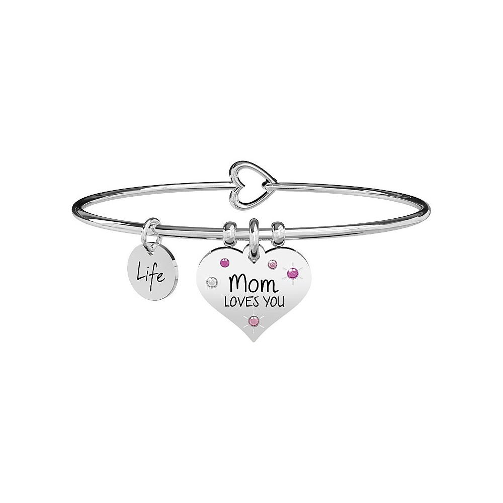 1 - Kidult Mom Loves you bracelet 731902 316L steel Family