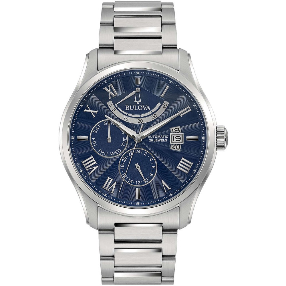 1 - Bulova Wilton Power Reserve automatic men's 96C147 steel