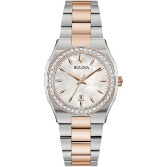 1 - Orologio Bulova Surveyor Diamonds donna 98R283 acciaio con diamanti