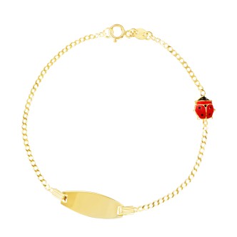 1 - Bracciale coccinella Oro Giallo stroili Holy bambina 1415995