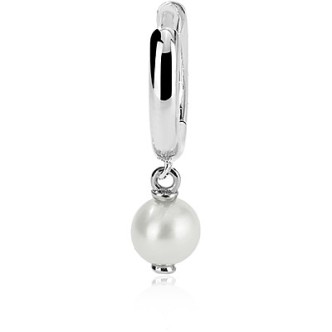 1 - Monorecchino cerchietto con perla Argento Mabina donna 563432