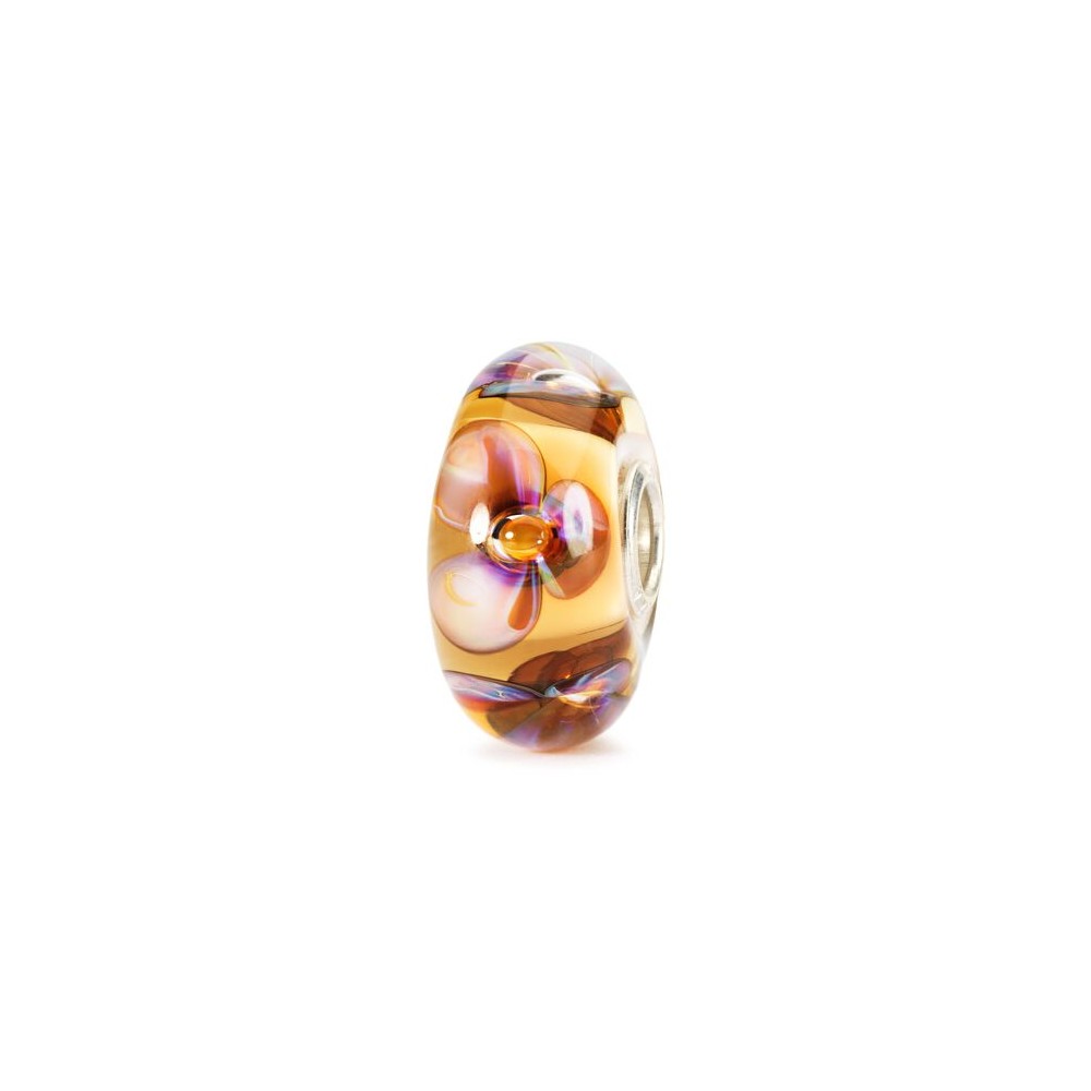 1 - Trollbeads Violette Amber TGLBE-10169 Amber glass