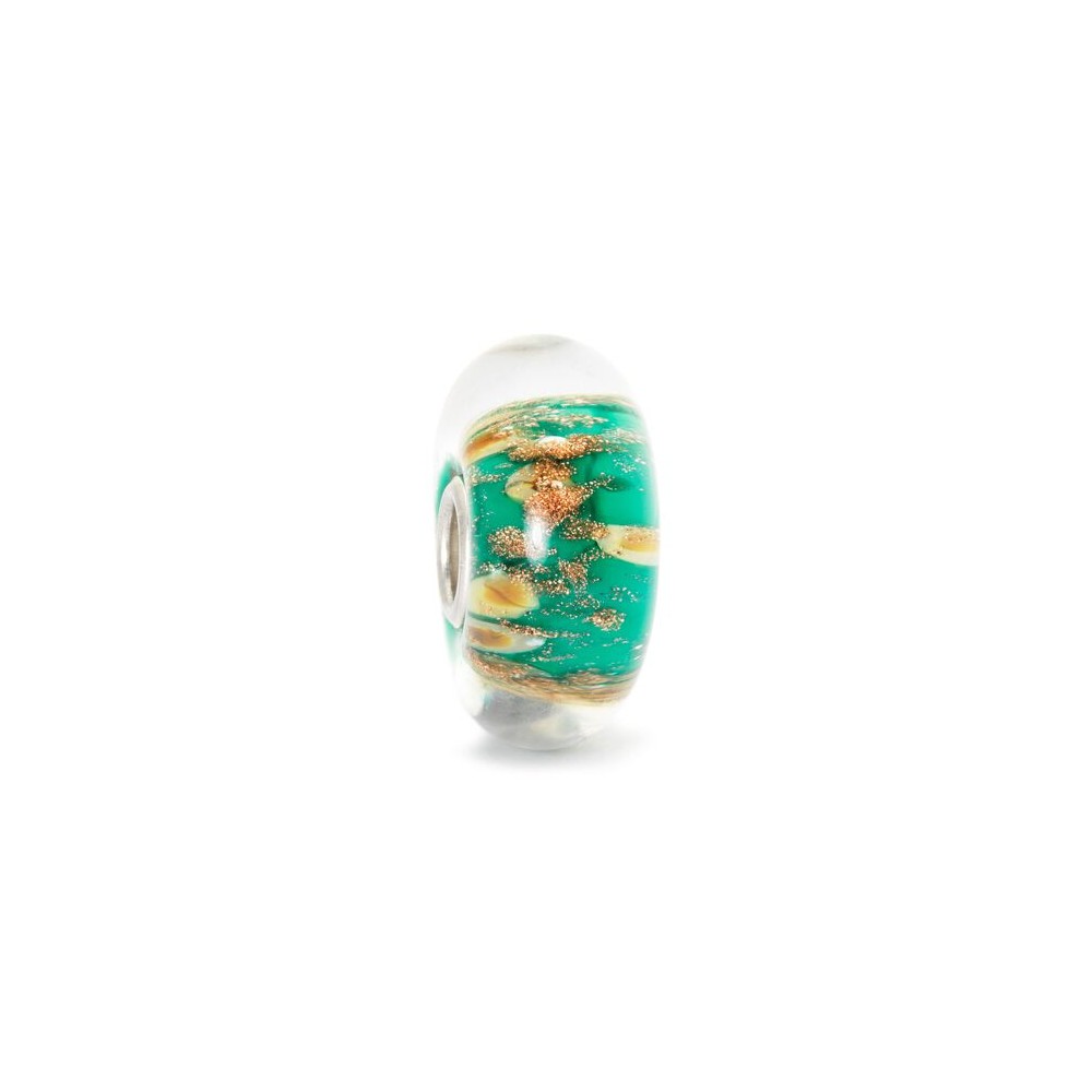 1 - Trollbeads Mirage TGLBE-10178 Green glass