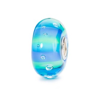 1 - Trollbeads Bolle degli Abissi TGLBE-10194 Vetro azzurro