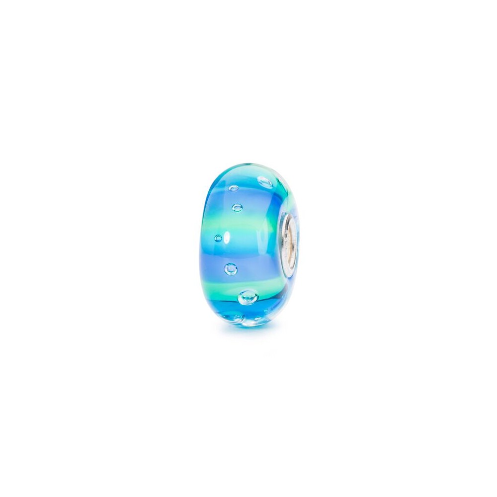 1 - Trollbeads Bolle degli Abissi TGLBE-10194 Vetro azzurro