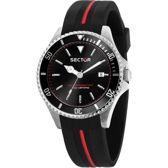 1 - Sector Watch Man Only Time Analogue silicone strap Sectr 230 collection R3251161038