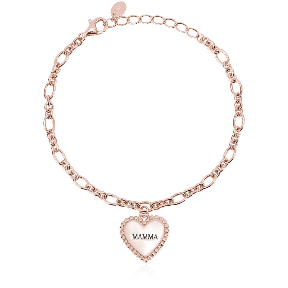 1 - Mabina rosy heart bracelet Mabina woman 533459 Silver 925