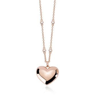 1 - Mabina woman heart necklace 553411 925 silver