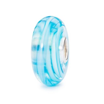 1 - Trollbeads Nastro Turchese TGLBE-10236 Vetro turchese