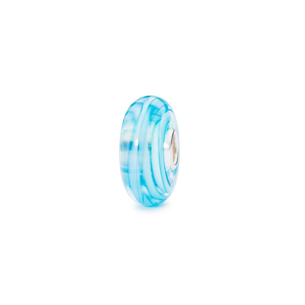 1 - Trollbeads Nastro Turchese TGLBE-10236 Vetro turchese