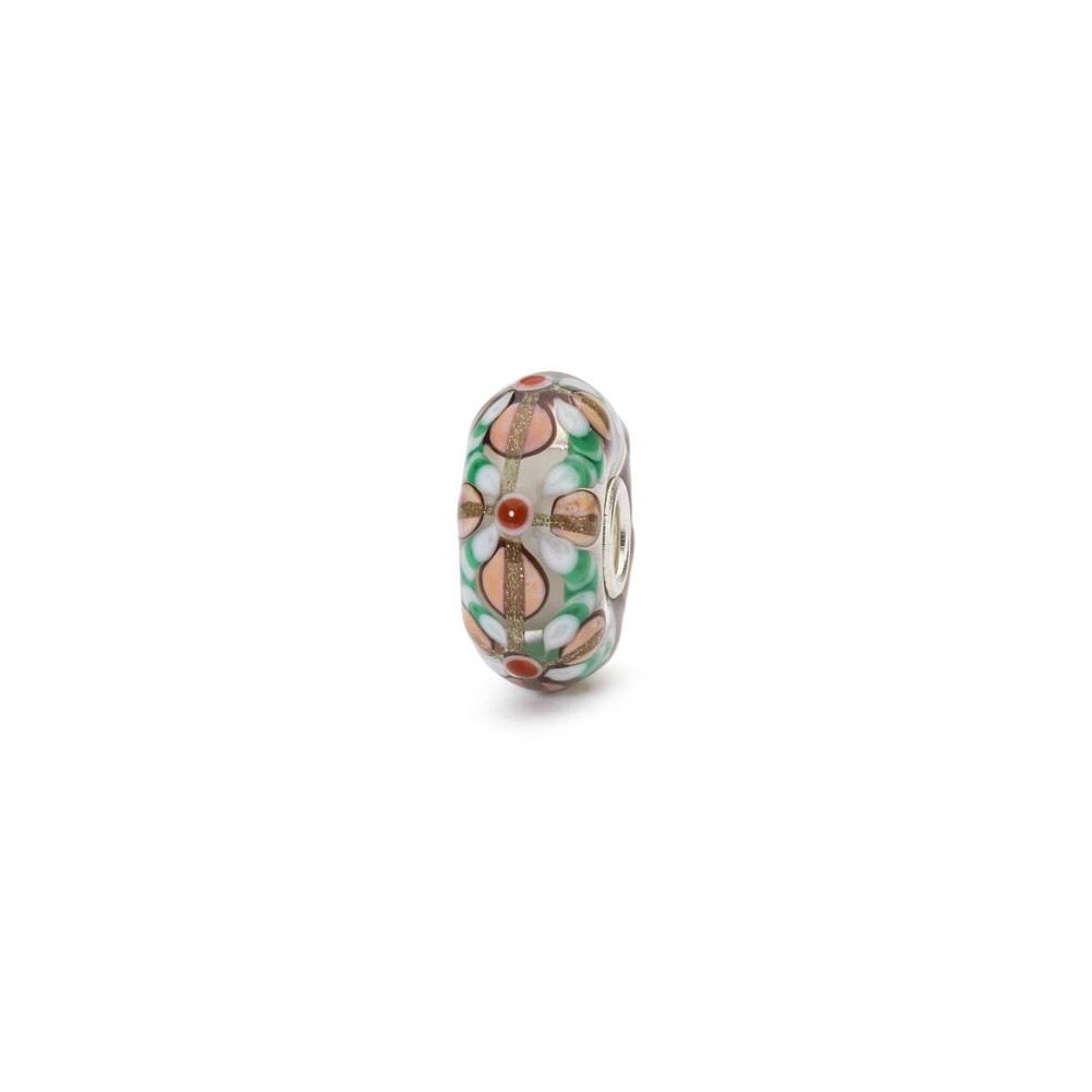 1 - Trollbeads Magic Flowers glass TGLBE-10428