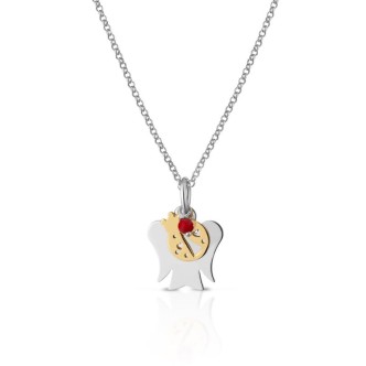 1 - Roberto Giannotti Angel with ladybug necklace GIA379 925 silver