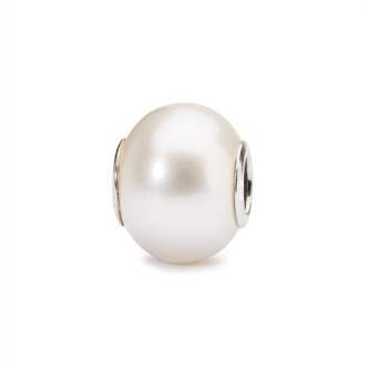 1 - Trollbeads Perla Bianca TAGBE-00085 Argento donna